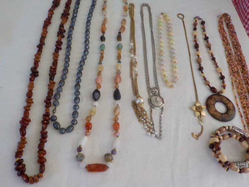 lot 53 image: Necklaces...