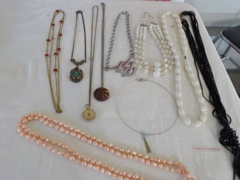 lot 54 image: Necklaces...