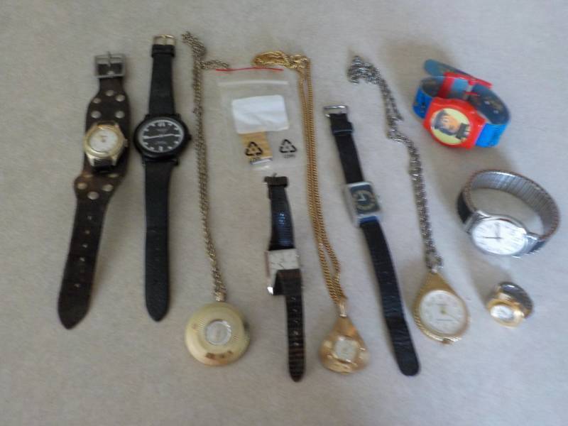 lot 76 image: Watches and Watch Necklaces...