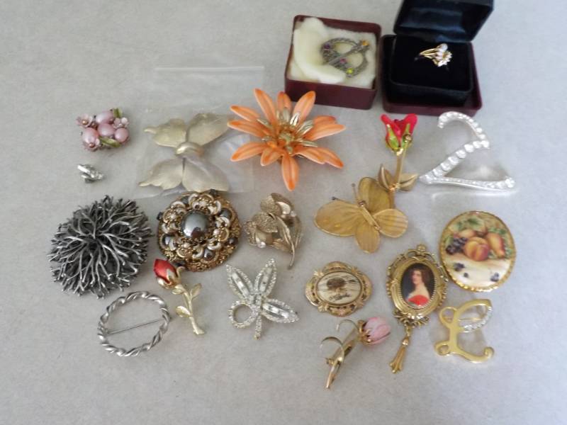 lot 81 image: Pins and Ring...