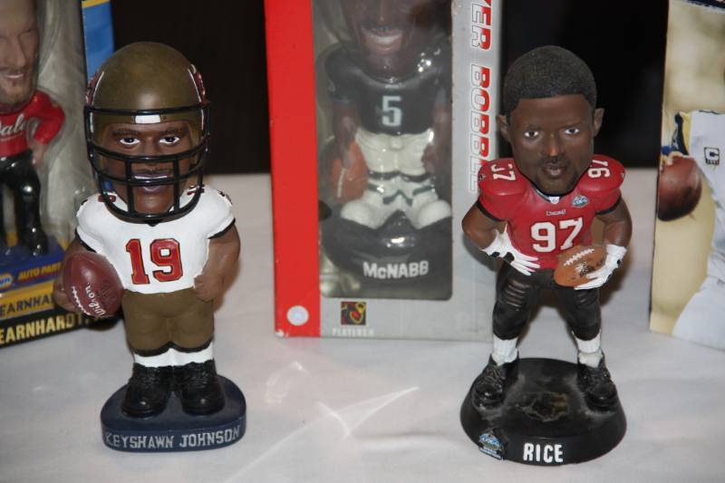 lot 70 image: NFL and Nascar Bobblehead Resale Lot  5 Items