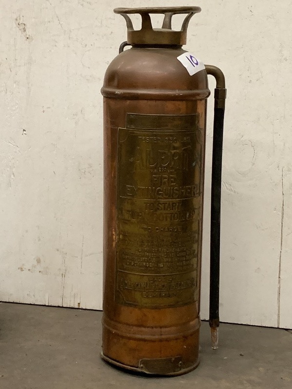 lot 10 image: Antique Fire Extinguisher