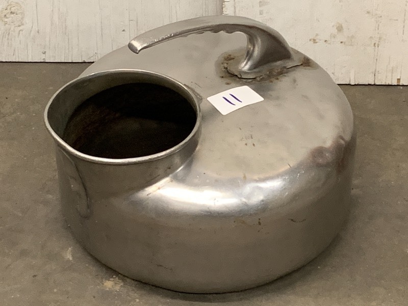lot 11 image: Aluminum Milking Can
