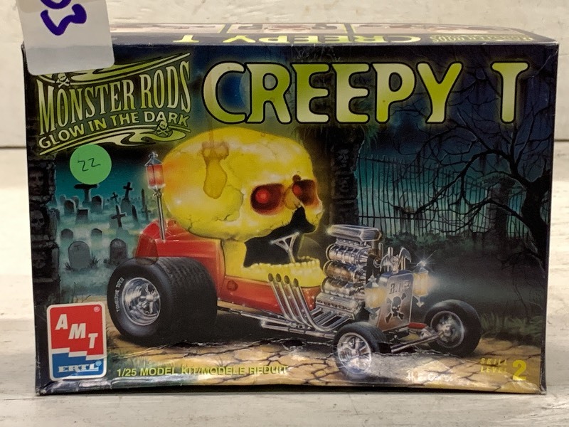 lot 103 image: Monster Rods Creepy-T 125-Scale ...
