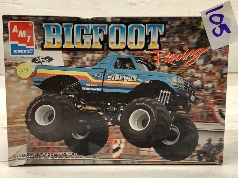 lot 105 image: AMT Ertl Bigfoot Monster Truck 1...