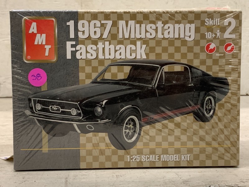lot 113 image: Unopened AMT Ertl 1967 Mustang Fast...