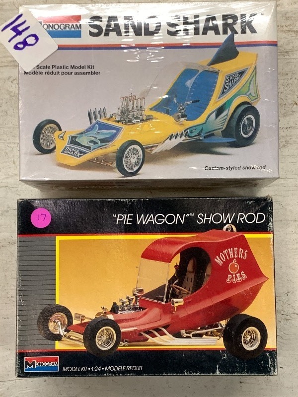 lot 148 image: (1) Monogram Sand Shark & (1) Monog...