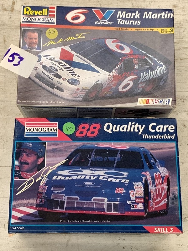 lot 153 image: (1) Revell Mark Martin Taurus & (1)...