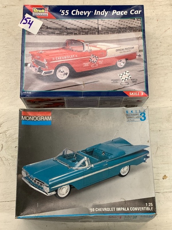 lot 154 image: (1) Revell 1955 Chevy Indy Pace Car...