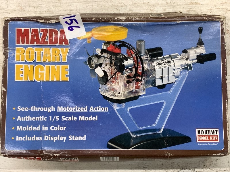 lot 156 image: MiniCraft Mazda Rotary Engine 15-S...
