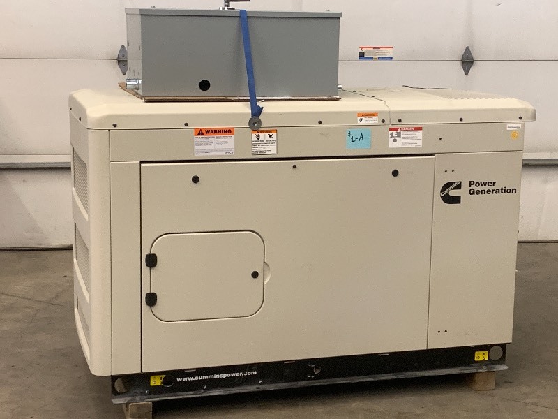 lot 1-A image: Cummins 22KW Natural-Gas Generator