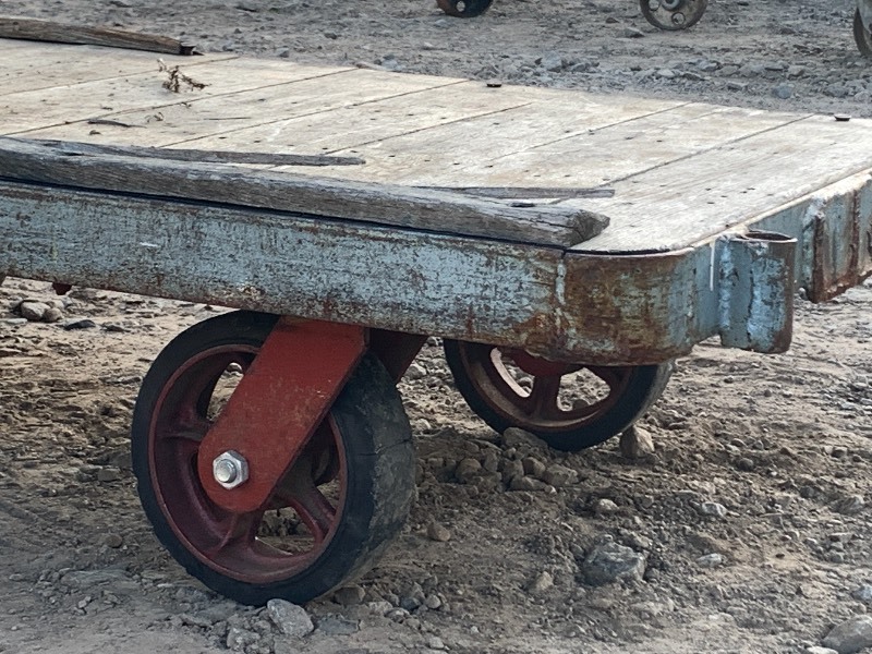 lot 12 image: Vintage Warehouse Cart