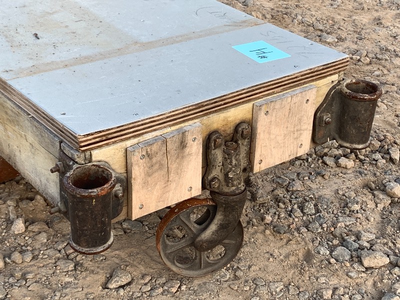 lot 14 image: Vintage Nutting Warehouse Cart