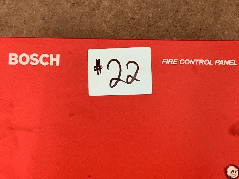 lot 22 image: Bosch Fire Control Panel