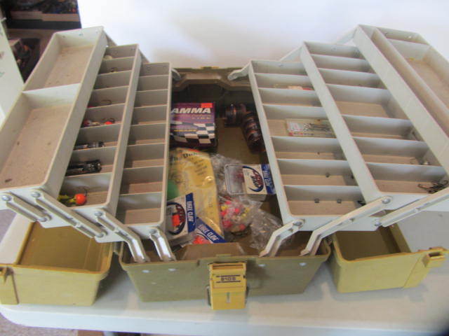 lot 48 image: Plano Tackle Box & Tackle