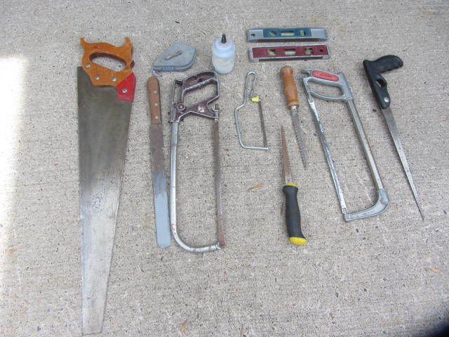 lot 76 image: Saws, Chalk Line