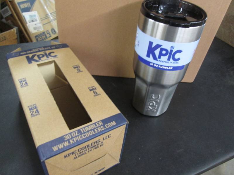 lot 179 image: 6 Kpic 30 oz Insulated Tumblers Kee...