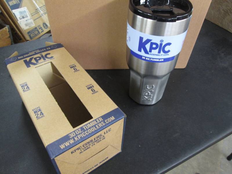 lot 180 image: 6 Kpic 30 oz Insulated Tumblers Kee...