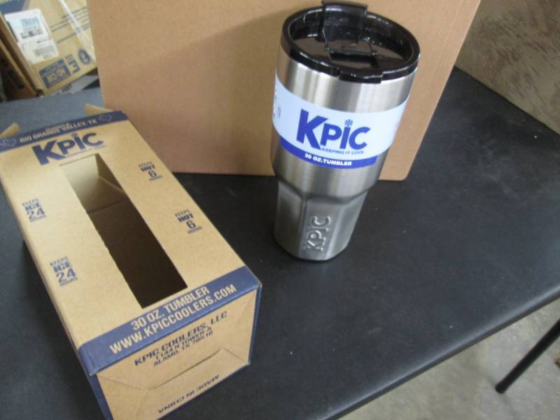 lot 181 image: 6 Kpic 30 oz Insulated Tumblers Kee...