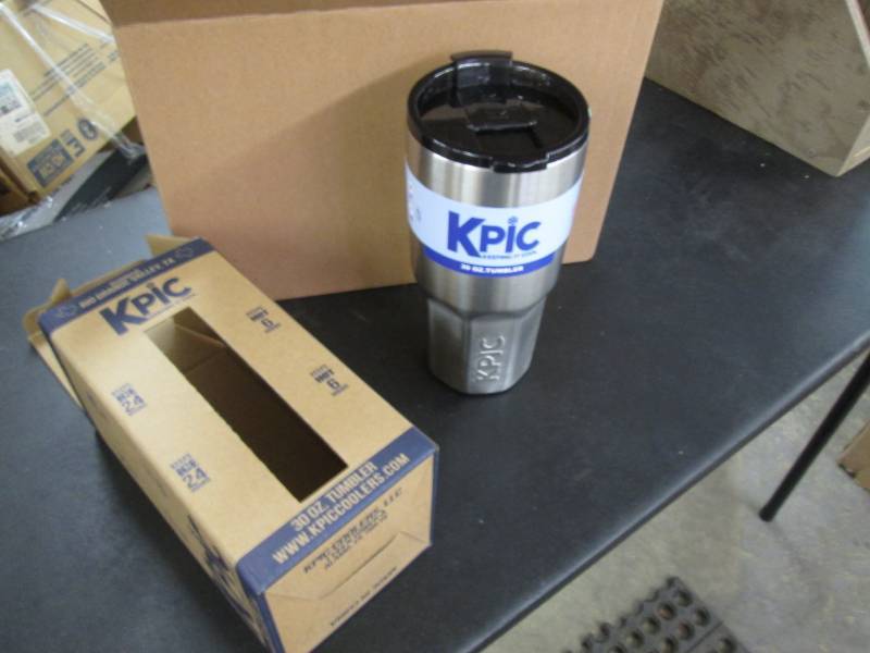 lot 182 image: 6 Kpic 30 oz Insulated Tumblers Kee...