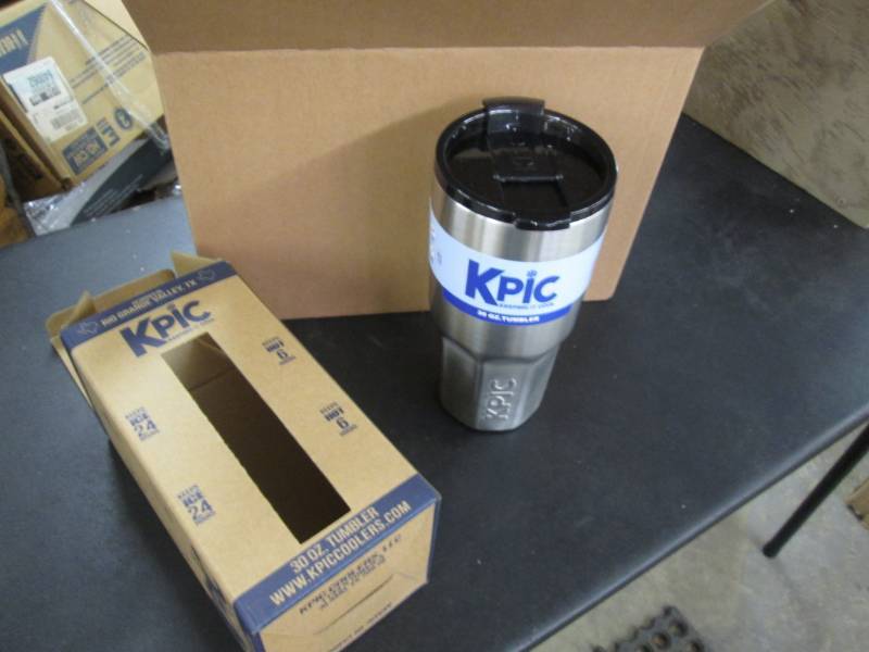 lot 183 image: 6 Kpic 30 oz Insulated Tumblers Kee...
