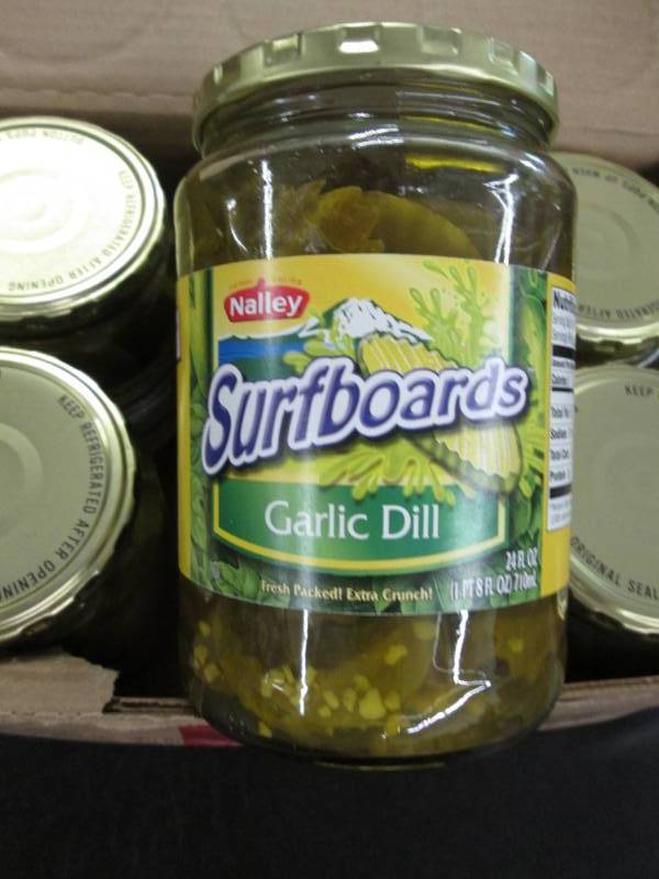 lot 196 image: 2 Cases of 6-24 fl oz Jars Nalley S...