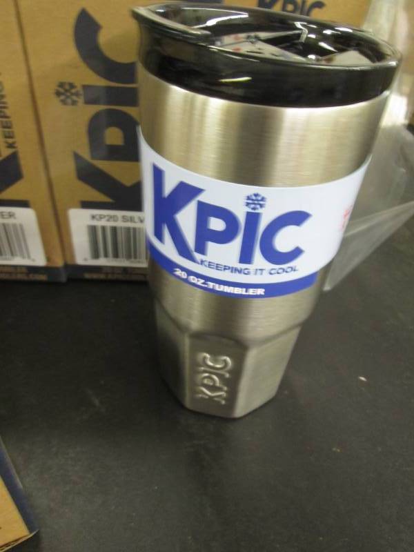 lot 214 image: 6 Kpic 20 oz Insulated Tumblers Kee...