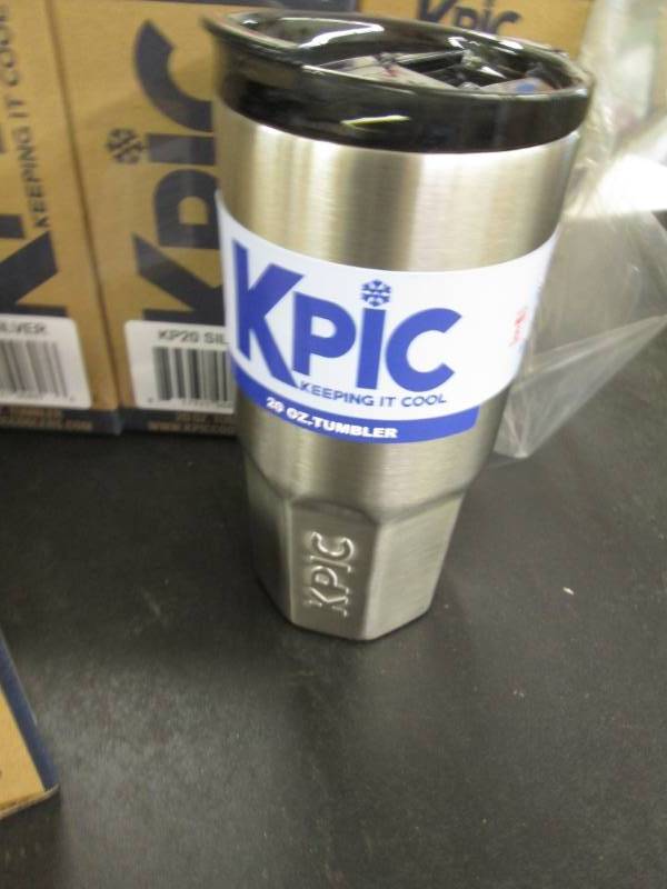 lot 216 image: 6 Kpic 20 oz Insulated Tumblers Kee...