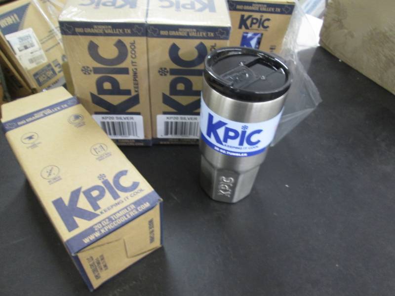 lot 217 image: 6 Kpic 20 oz Insulated Tumblers Kee...