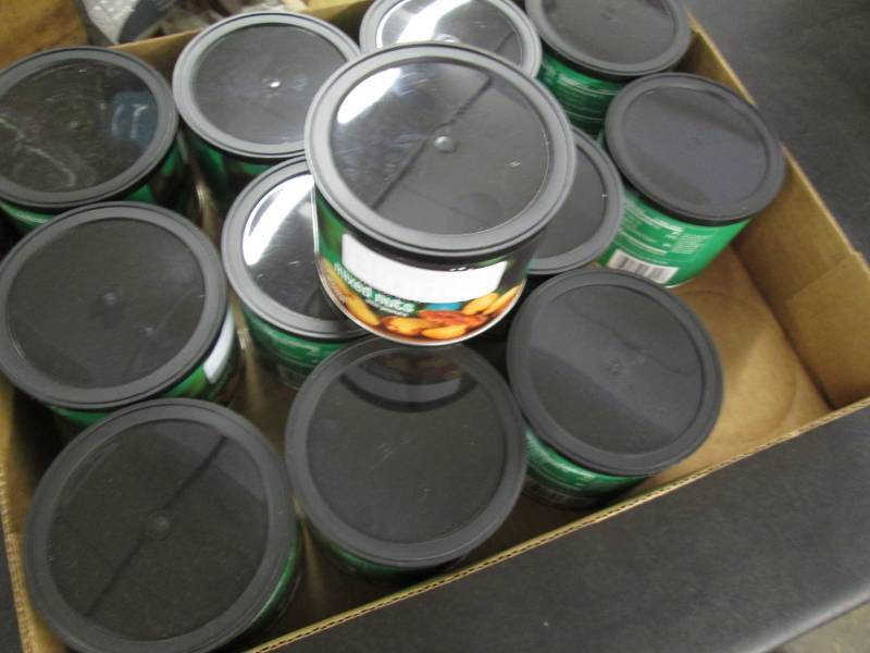 lot 246 image: Case of 12 -10.3 oz Cans Mixed Nuts...