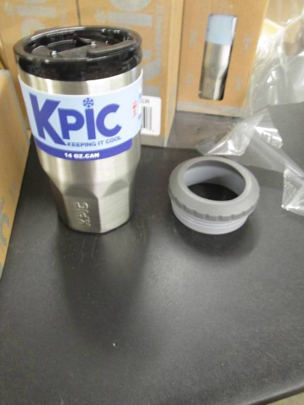 lot 248 image: 6 Kpic 14 oz Insulated Tumblers Kee...