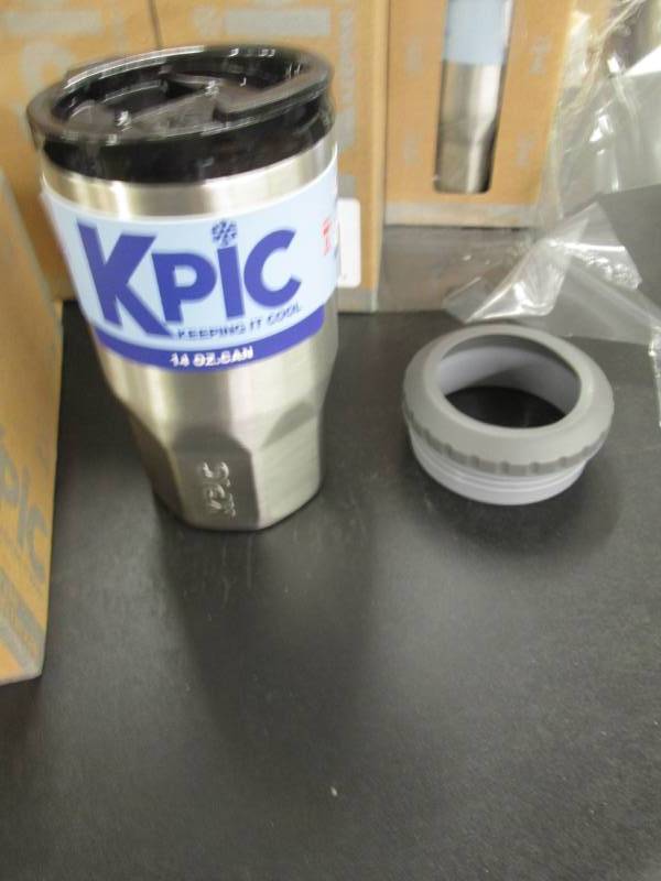 lot 250 image: 6 Kpic 14 oz Insulated Tumblers Kee...