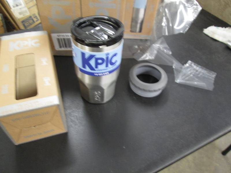 lot 251 image: 6 Kpic 14 oz Insulated Tumblers Kee...