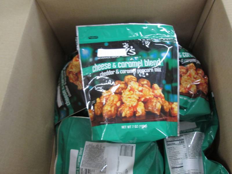 lot 258 image: Case of 12-7 oz Bags Cheese & Caram...