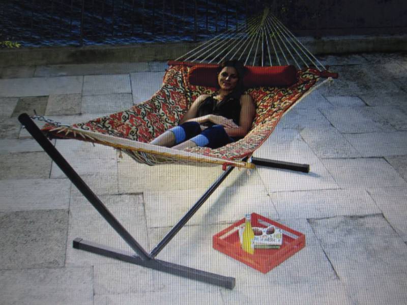 lot 26 image: Hammock Stand only,open box Retail ...