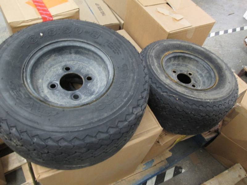 lot 272 image: 2 - 18x8.5-8 Golf Cart Tires...