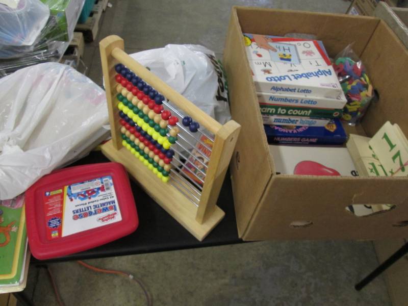 lot 284 image: Classroom Games, Magnetic Letters, ...