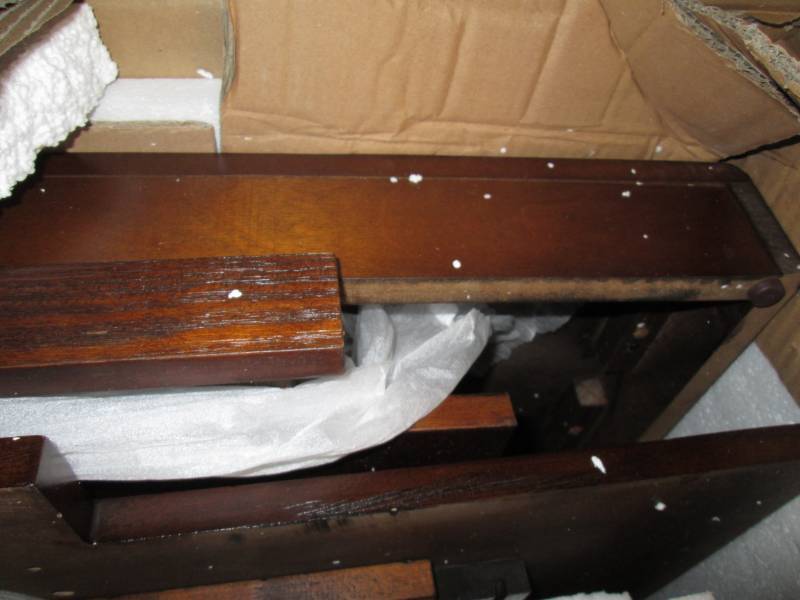 lot 20 image: Shiplap Fireplace Cabinet only - no...