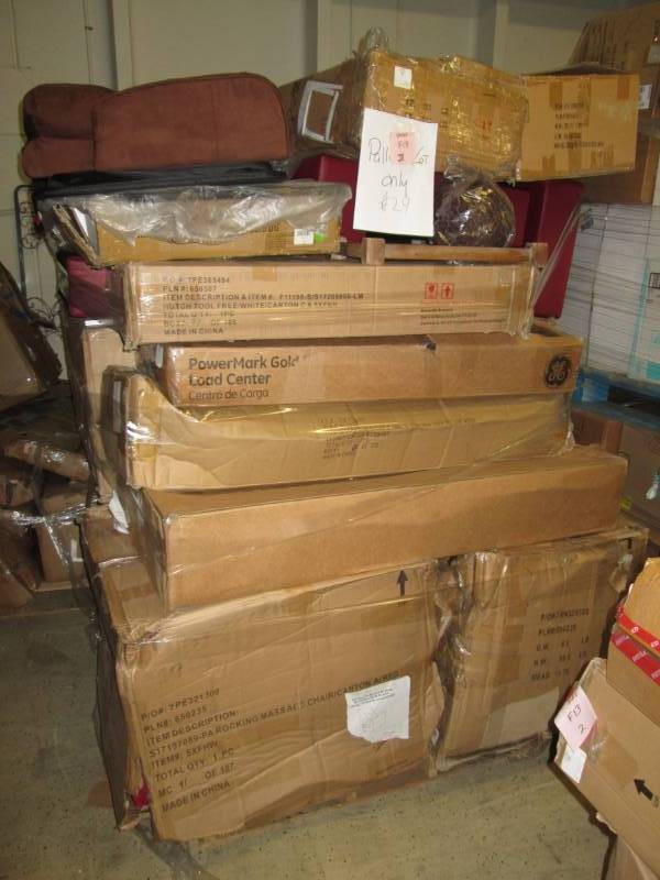 lot 29 image: Pallet of Furniture Damaged or Mis...