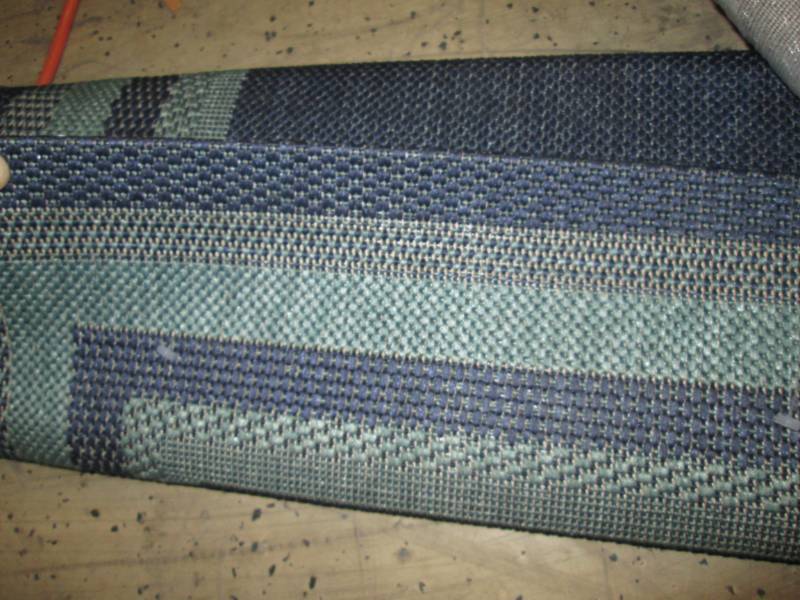 lot 50 image: Hampton Bay Border Aqua Navy 5 ft 3...