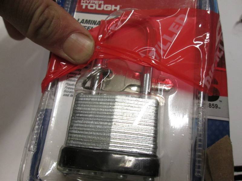 lot 68 image: Brinks Keyed Entry, Padlock...