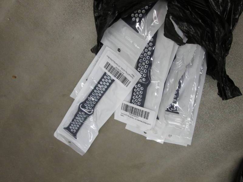 lot 109 image: 16 Nike Watch Bands, 38 & 42 mm...