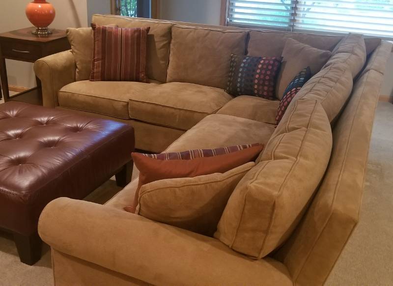 lot 1 image: Room & Board Frederick Sectional