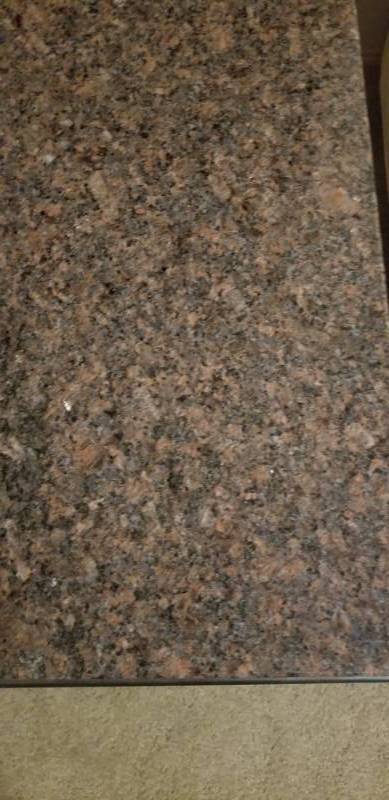 lot 15 image: Contemporary Granite Top Side Table
