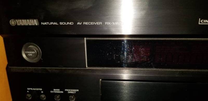lot 80 image: Yamaha Natural Sound AV Reciever RX-V800
