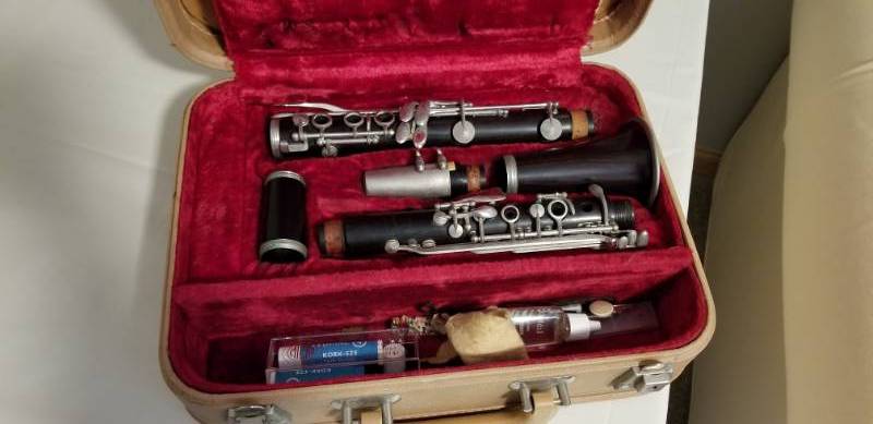 lot 60 image: Noblet Paris Clarinet With Wooden Case
