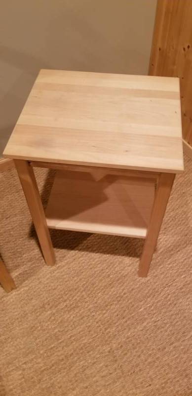 lot 117 image: Craft Wood Side Table