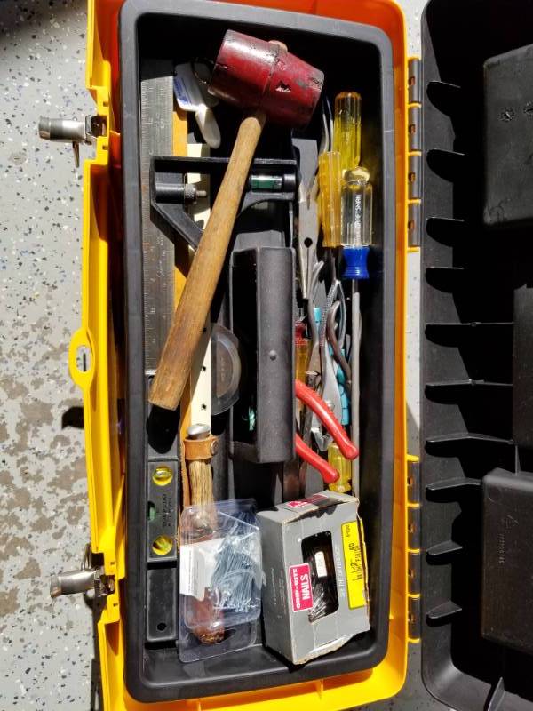 lot 111 image: Tool Box Filled with Basics