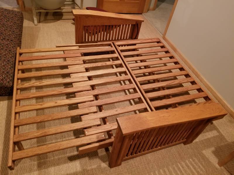 lot 61 image: Southwestern Queen Futon