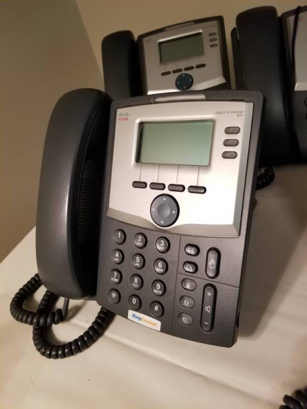 lot 66 image: VOIP Internet IP Office Telephones, set of 6
